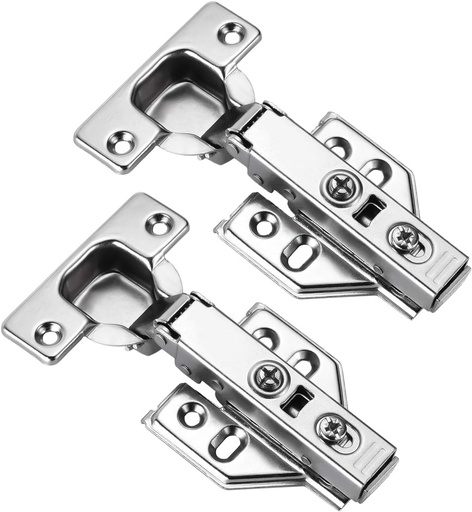 [BISAGRA RECTA 3D] BISAGRA RECTA CLIP ON CIERRE LENTO PAR 3D