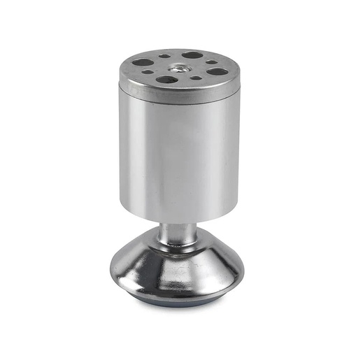 [PATA ALUMINIO 12] PATA MUEBLE ALUMINIO CILINDRICA UND 12CM