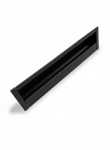 [TIR EMBUTIR NEGRA] TIRADERA 3557 EMBUTIR NEGRO MATE RECTANGULAR 128MM