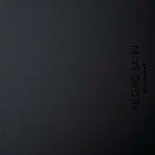 [ST-6X8-18 NEGRO MASI] MELAMINA NEGRO SATINADO STANDARD 18X183X250 CHILENA