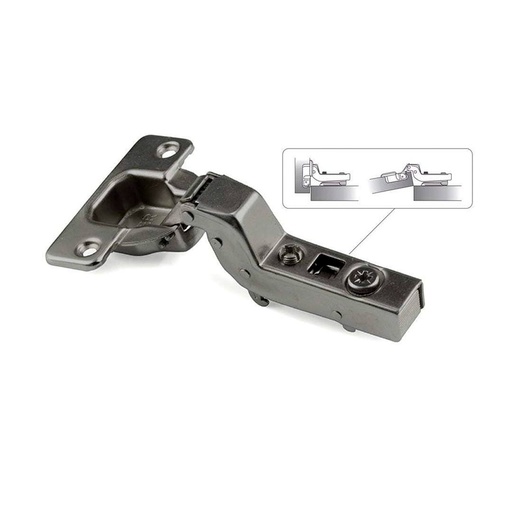 [BIS SEMICURVA MOKA] BISAGRA SEMICURVA CLIP ON CIERRE LENTO MOKA PAR INTHER