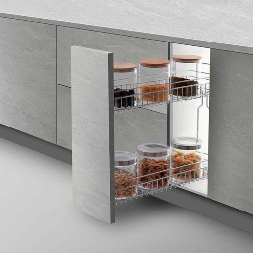 [ESPECIERO 15 IT22510] ESPECIERO 150MM 2 NIVELES DERECHO INOXIDABLE IT22510