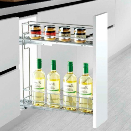 [ESPECIERO 15 IT22305] ESPECIERO 150MM 2 NIVELES ANTI-CORROSIVO GRIS IZQUIERDO IT22305