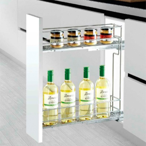 [ESPECIERO 15 IT22310] ESPECIERO 150MM 2 NIVELES ANTI-CORROSIVO GRIS DERECHO IT22310