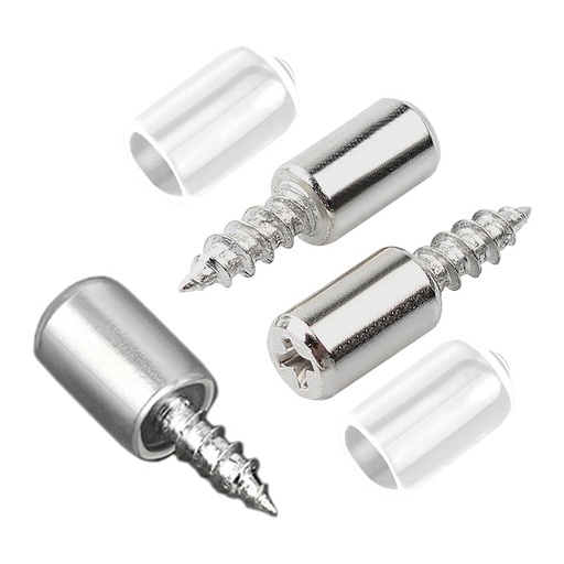 [PIN ESTANTE TORNILLO] PIN ESTANTE SOPORTE METALICO-PLASTICO TORNILLO