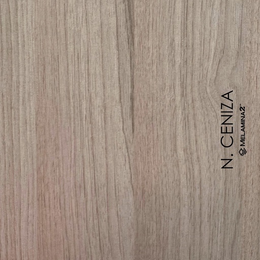 [HR-6X8-18 CENIZA MAS] MELAMINA NOGAL CENIZA HIDROFUGA 18X183X250 MASISA