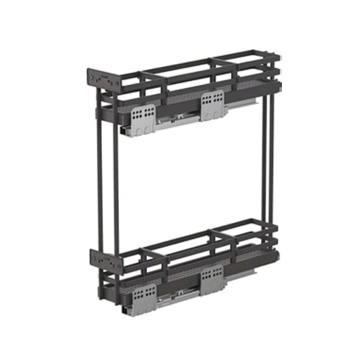 [ESPECIERO 15 IT22710] ESPECIERO 150MM 2 NIVELES DERECHO ANTRACITA IT22710