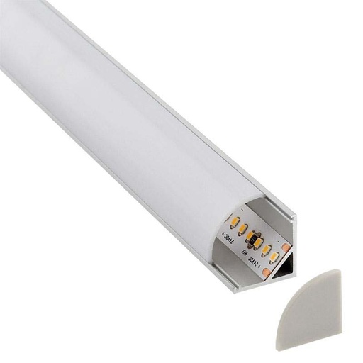 [PERFIL LED 90 ALU 2M] PERFIL LED ANGULO 90 ALUMINIO 2M IT54105
