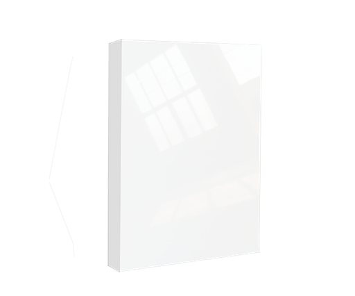 [BLANCO BRILLO 4X9 MA] MELAMINA MDF BLANCO ALTO BRILLO 18X122X280 ESPAÑOLA