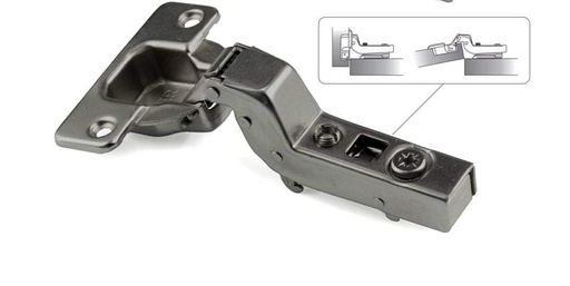 [BIS CURVA MOKA] BISAGRA CURVA CLIP ON LENTO MOKA PAR INTHER