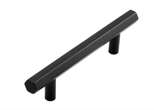 [TIR HEXAGO NEGRO 128] TIRADERA HEXAGONAL NEGRO MB 128MMS HM45020