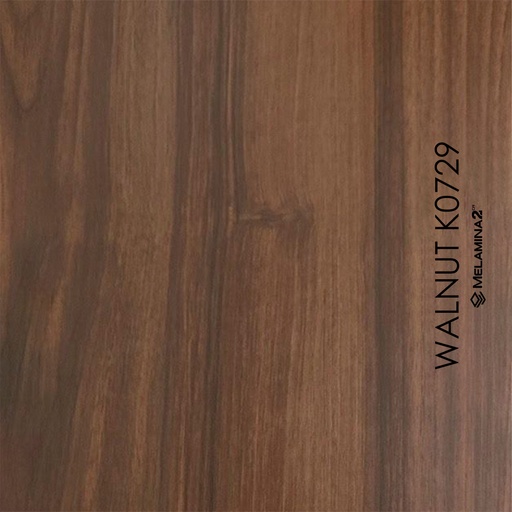 [ST 7X9 WALNUT 0729] MELAMINA WALNUT 0729 STANDARD 19X207X280 ESPAÑOLA