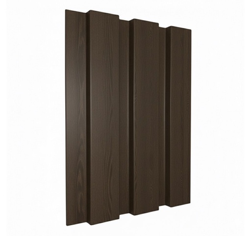 [ACANALA WENGUE DE080] LAMINA ACANALADA DECORATIVA WPC EXTERIOR WENGUE 26X219X2900 DE080