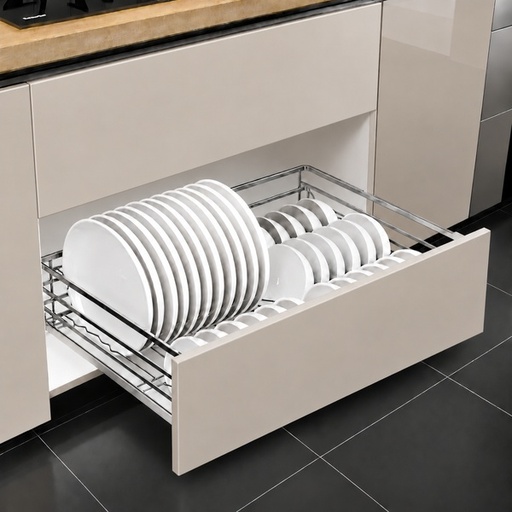 [CANASTA INOX IT20550] CANASTA ORGANIZADORA 3 LADOS 700MMS INOX IT20550