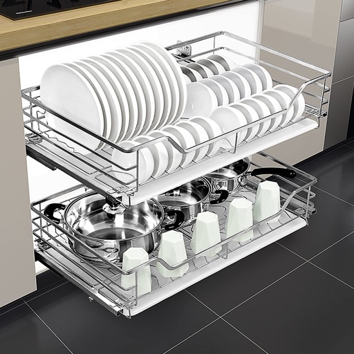 [CANASTA INOX IT20650] CANASTA ORGANIZADORA 4 LADOS 700MMS INOX IT20650