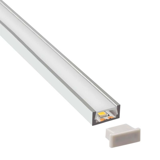 [PERFIL SOBREPONER AL] PERFIL LED SOBREPONER ALUMINIO 2M IT54005