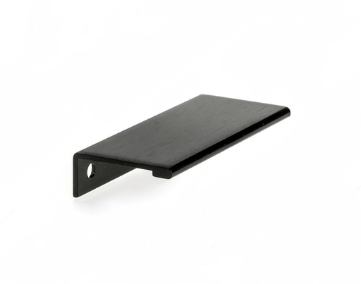 [TIR NEGRO PLANA  96] TIRADERA CANTO L NEGRO MATE 96MMS