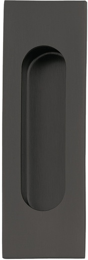 [TIR EMBUTIR NEGRO128] TIRADERA EMBUTIR RECTANGULAR INOX NEGRO HAFELE