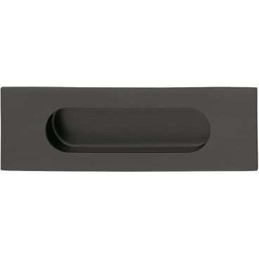 [TIR EMBUTIR NEGRO128] TIRADERA EMBUTIR RECTANGULAR INOX NEGRO MATE HAFELE