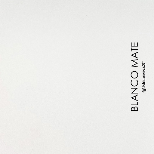 [BLANCO MATE 4X9 AF10] MELAMINA MDF ULTRA MATE BLANCO AF10 ACRYLIC ANTI-HUELLA HIDROFUGA 18X122X280 