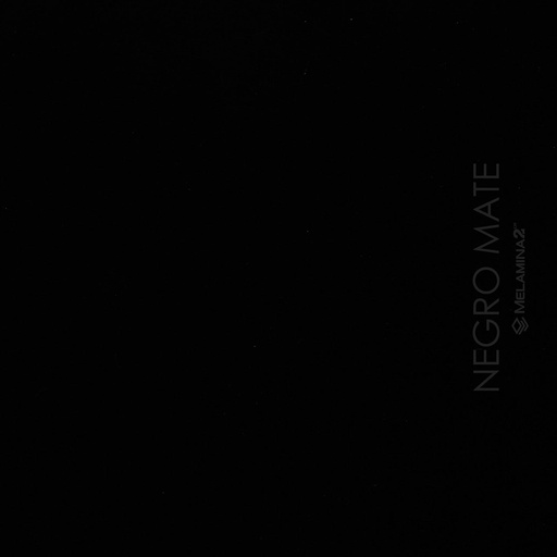 [HR-7X8-18 NEGRO MATE] MELAMINA NEGRO SUPERMATE HIDROFUGA 18X210X244 ESPAÑOLA