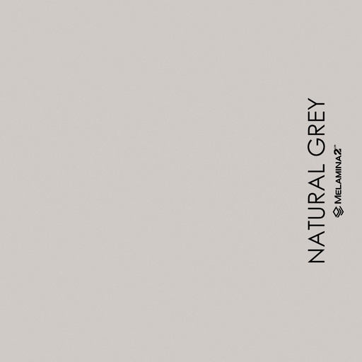 [HR-7X8-18 GREY] MELAMINA NATURAL GREY HIDROFUGA 18X210X244 ESPAÑOLA