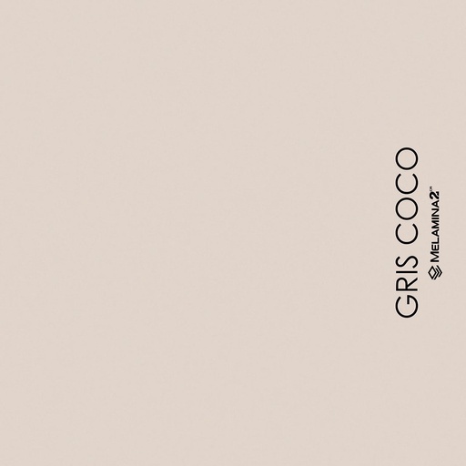 [HR-7X8-16 GRIS COCO] MELAMINA GRIS COCO SUPER MATE HIDROFUGA 16X210X244 ESPAÑOLA