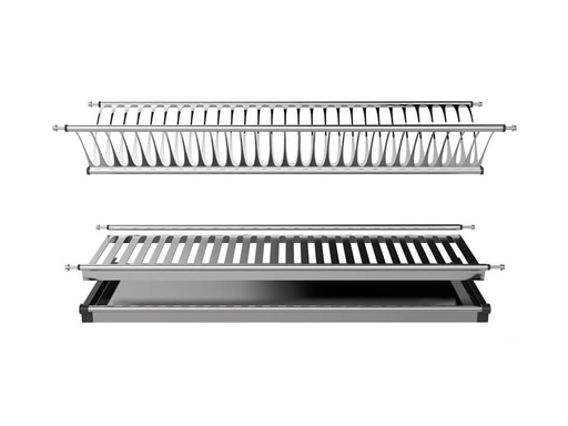 [ESCURRE PLATOS 80] ESCURRE PLATOS-VASOS C/B INOX 800MMS IT13530