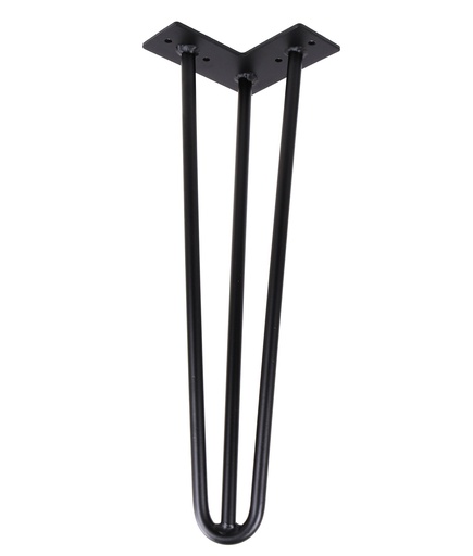 [PATA HARPIN NEGRO 40] PATA MUEBLE HARPIN NEGRO UND 40CM