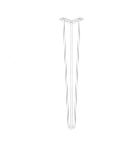 [PATA HARPIN NIQUE 40] PATA MUEBLE HARPIN NIQUEL UND 40CM