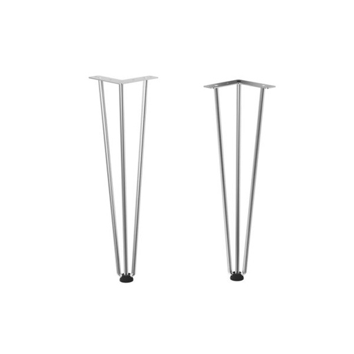 [PATA HARPIN NIQUE 40] PATA MUEBLE HARPIN NIQUEL UND 40CM