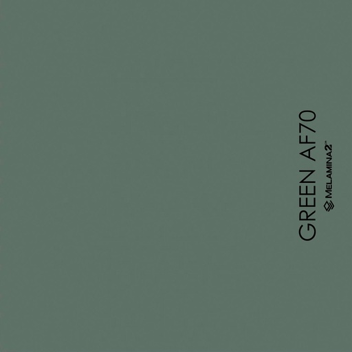 [MELAMINA GREEN AF70] MELAMINA MDF ULTRA MATE GREEN AF70 ACRYLIC ANTI-HUELLA HIDROFUGA 18MMX122X280
