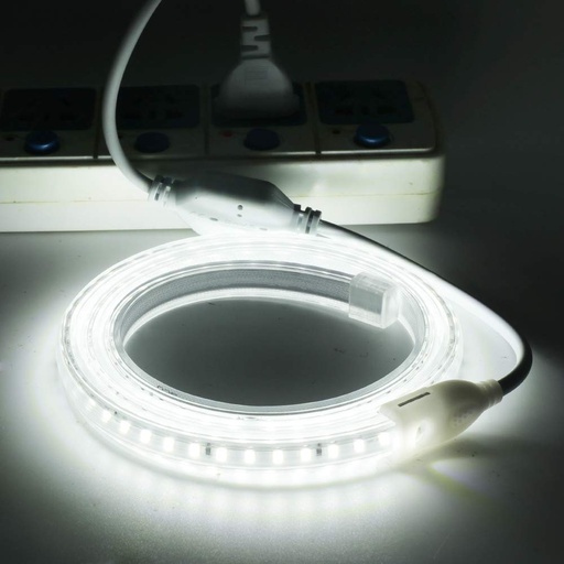 [TIRA LED FRIA 110V] MANGUERA LED 6MM 110V FRIA 6500K POR METRO NATU