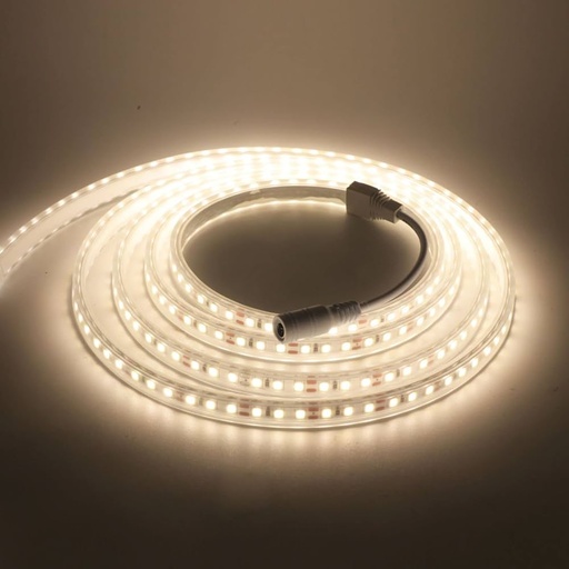 [TIRA LED CALIDA 6MM] TIRA LED FLEXIBLE 6MM 110V CALIDA 3000K POR METRO NATURICA