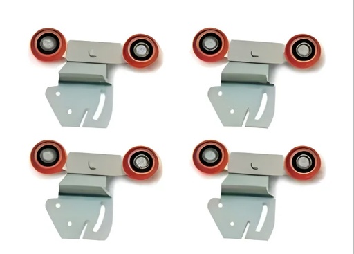 [RODAMIENTO U20 DOBLE] HERRAJE CLOSET U20 RODAMIENTO DOBLE DUCASSE