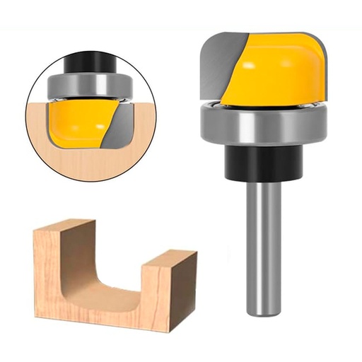 [CUCHILLA 1/4X3/4X5/8] CUCHILLA COPIADORA CARBURO 1/4X3/4X5/8  REDONDO AMARILLO