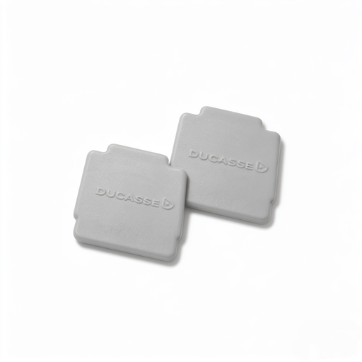 [TAPA ALUM RIEL U21] TAPA PARA RIEL ALUMININO U21 CENEFA 1X2 PAR DUCASSE