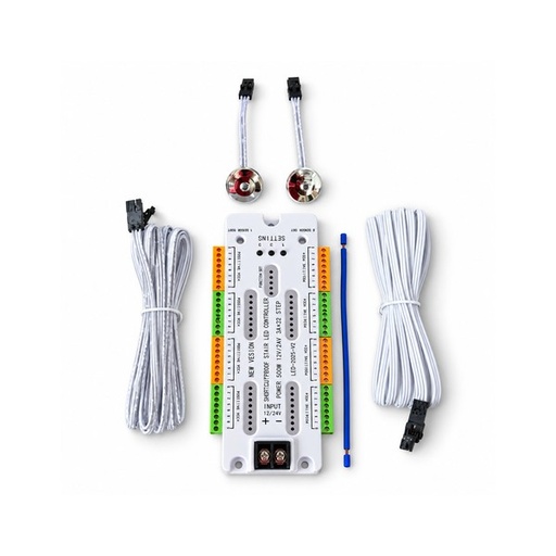 [TRANSFORMAD INTELIG] CONTROLADOR INTELIGENTE 36 GRADAS DOBLE SENSOR PARA TIRA LED 12V/24V