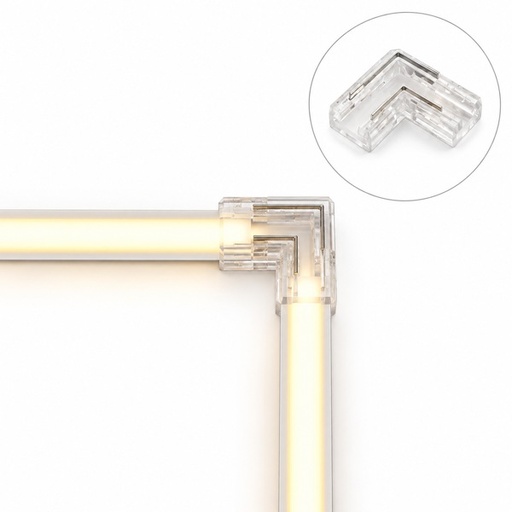 [CONECTOR ESCUAD L12V] CONECTOR ESCUADRA L TIRA LED 5MM 12V IT58040