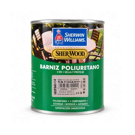 [V82FSA3-1/4] BARNIZ POLIURETANO EXTERIOR SATINADO V82FSA3-1/4 SHERWIN WILLIAMS