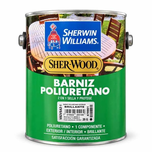 [V82VSA2-1] BARNIZ POLIURETANO EXTERIOR BRILLANTE V82VSA2-1 SHERWIN WILLIAMS