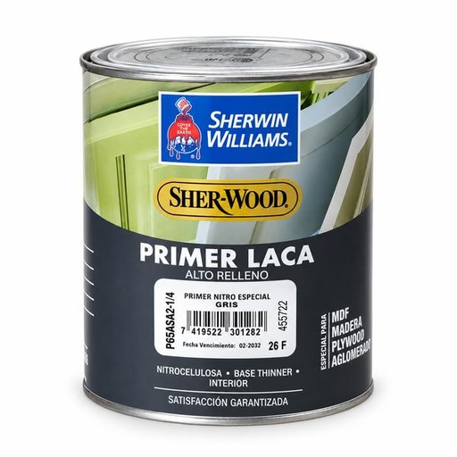 [P65ASA2-1/4] PRIMER NITRO ESPECIAL GRIS P65ASA2-1/4 SHERWIN WILLIAMS