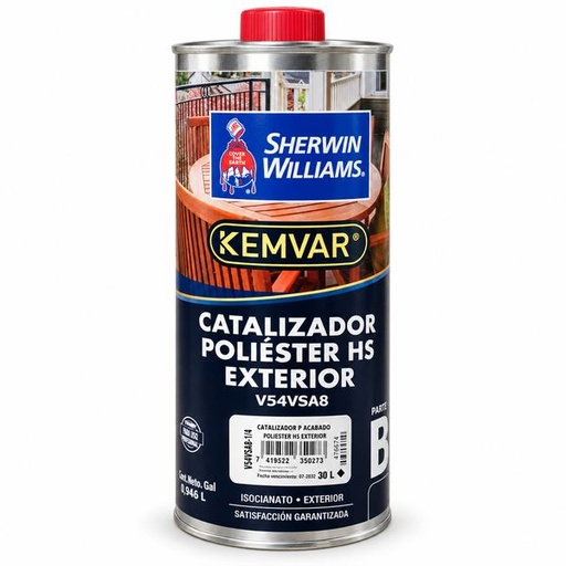 [V54VSA8-1/4] CATALIZADOR PARA ACABADO POLIESTER HS EXTERIOR V54VSA8-1/4 SHERWIN WILLIAMS