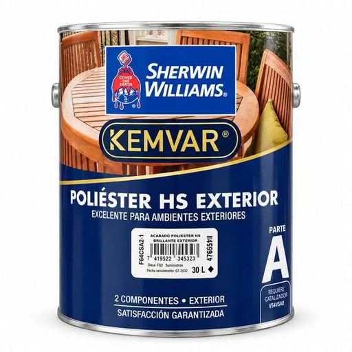 [F64CSA2-1] ACABADO POLIESTER HS BRILLANTE EXTERIOR F64CSA2-1 SHERWIN WILLIAMS