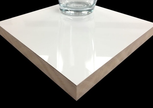 [BLANCO BRILLO 4X9 AG] MELAMINA BLANCO ALTO BRILLO 18X122X280 ITALIANA