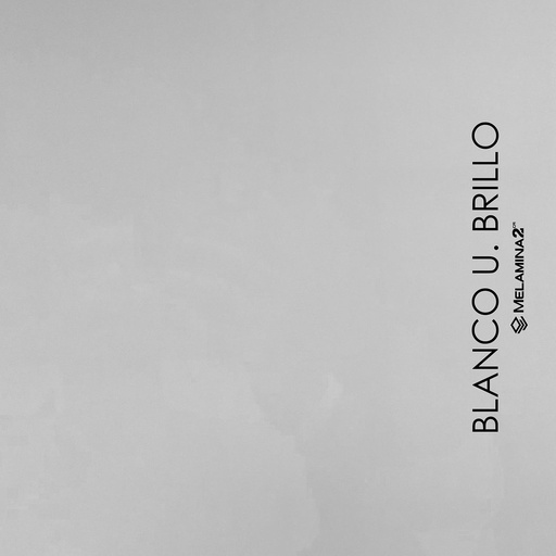 [BLANCO BRILLO 4X9 AG] MELAMINA BLANCO ALTO BRILLO 18X122X280 ITALIANA